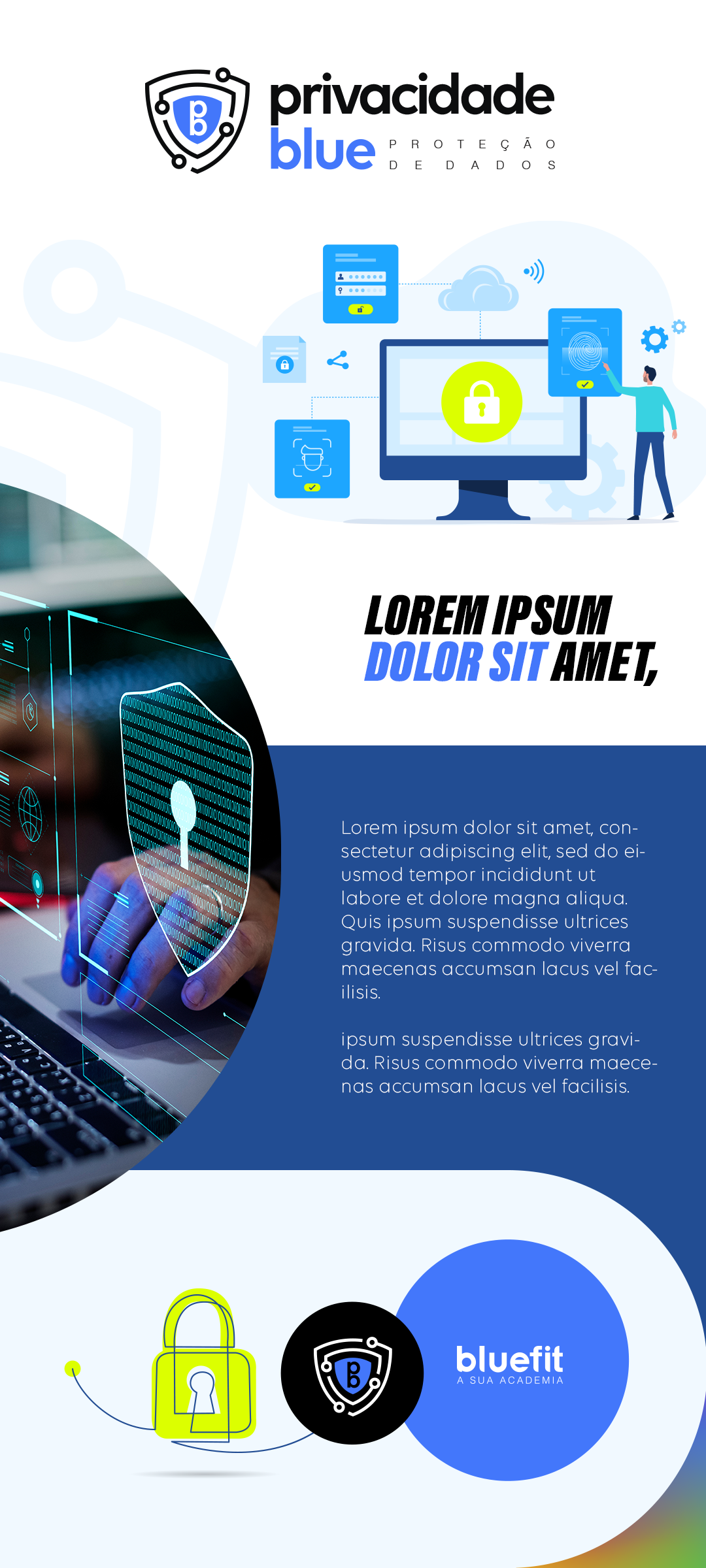 CRIAÇÃO DE LOGOTIPO E EMIAL MARKETING PARA O PROGRAMA DE PROTEÇÃO DE DADOS